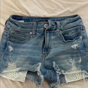 American Eagle Light Washed Shorts